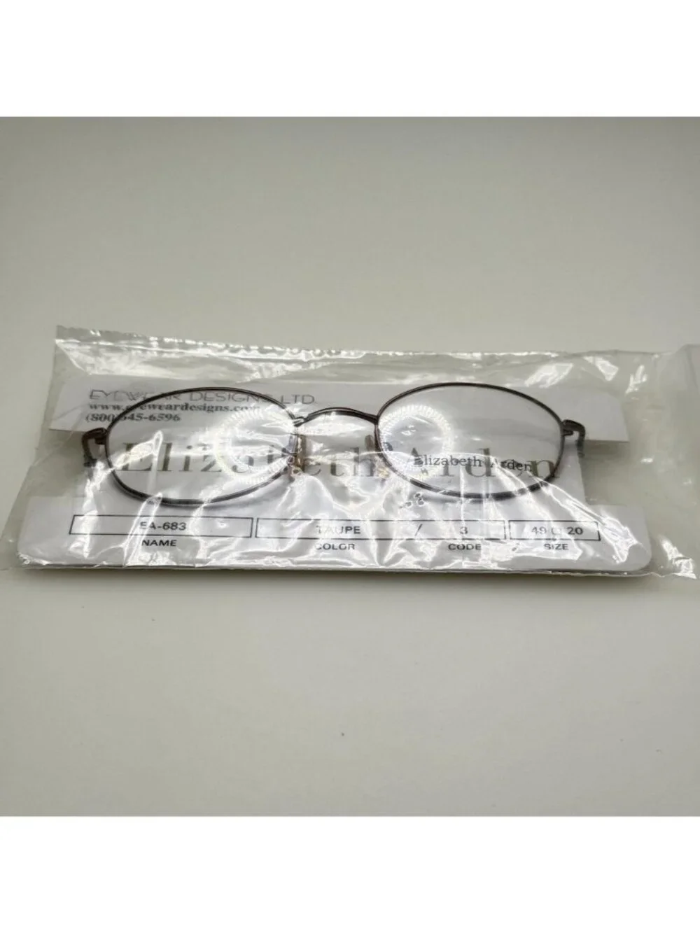 Elizabeth Arden EA 683-3 Taupe Eyeglasses Eye Glasses Frames 49-20-135